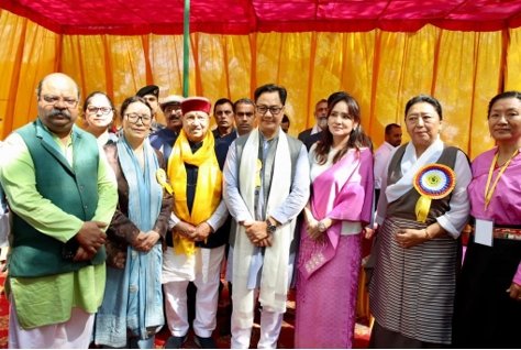 印度司法部長在新德里藏人社區出席藏歷新年慶祝活動