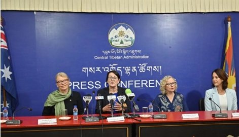 澳洲議會代表團在新聞發布會上承諾將繼續支持西藏自由事業