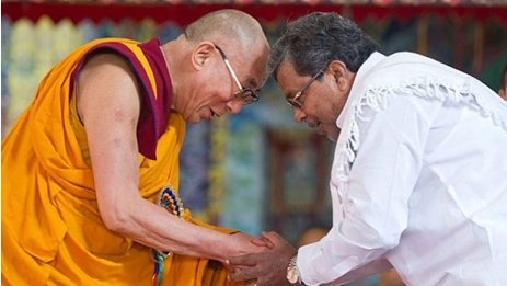 達賴喇嘛尊者致函祝賀印南卡納塔克邦新任首席部長