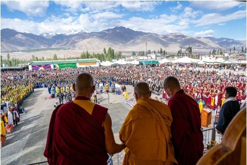VOT-達賴喇嘛蒞臨拉達克“索朗林”藏人社區：藏語文是藏傳佛教持續傳承的命脈