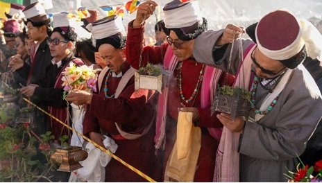 CTA-達賴喇嘛尊者在拉達克夏姆地區傳授白度母長壽灌頂