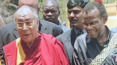 CTA-達賴喇嘛尊者悼念南非祖魯部落領袖曼戈蘇圖·布特萊齊親王逝世
