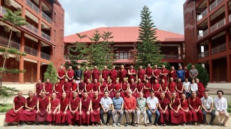 VOT-美國大學在印南向60多名流亡藏人僧尼提供科學培訓