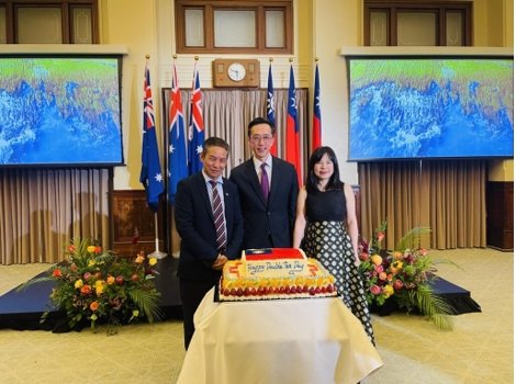 CTA-駐澳洲代表噶瑪森格出席台灣112 週年國慶招待會