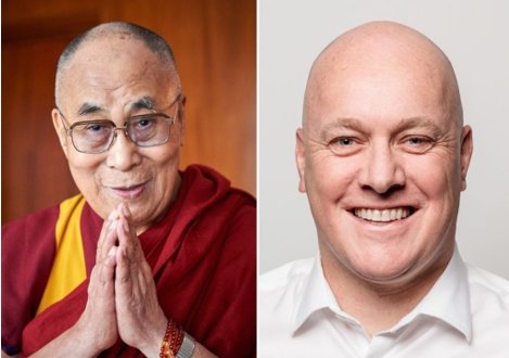CTA-達賴喇嘛尊者祝賀克里斯·盧克森當選為紐西蘭總理