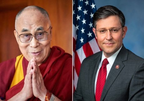 CTA-達賴喇嘛尊者祝賀美國眾議院新任議長麥克約翰遜