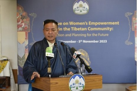 CTA-司政邊巴次仁出席「流亡藏人婦女賦權對話」會議開幕式