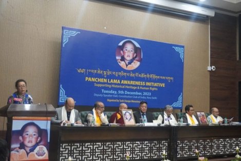 CTA-印南扎西倫布寺舉辦宣導活動呼籲印度政府促使中共釋放第十一世班禪喇嘛