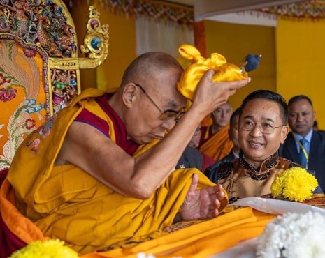 VOT-達賴喇嘛致函感謝錫金邦政府的盛情款待並為當地信眾的虔信而動容