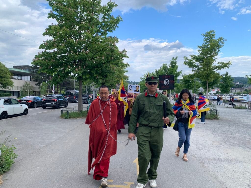 苏黎世藏人纪念第十一世班禅喇嘛被迫失踪 30 周年