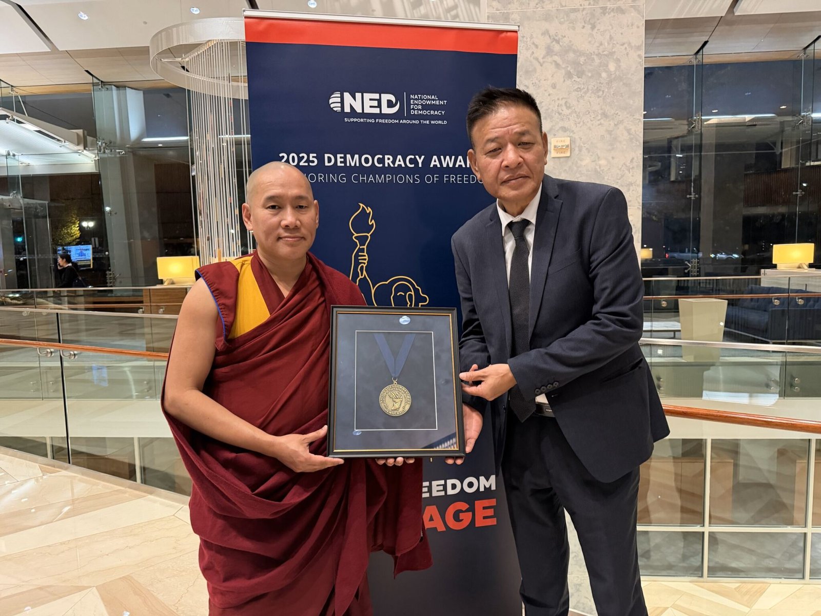 司政邊巴次仁在猶他州鹽湖城出席慶祝達賴喇嘛尊者九十華誕暨慈悲年慶典